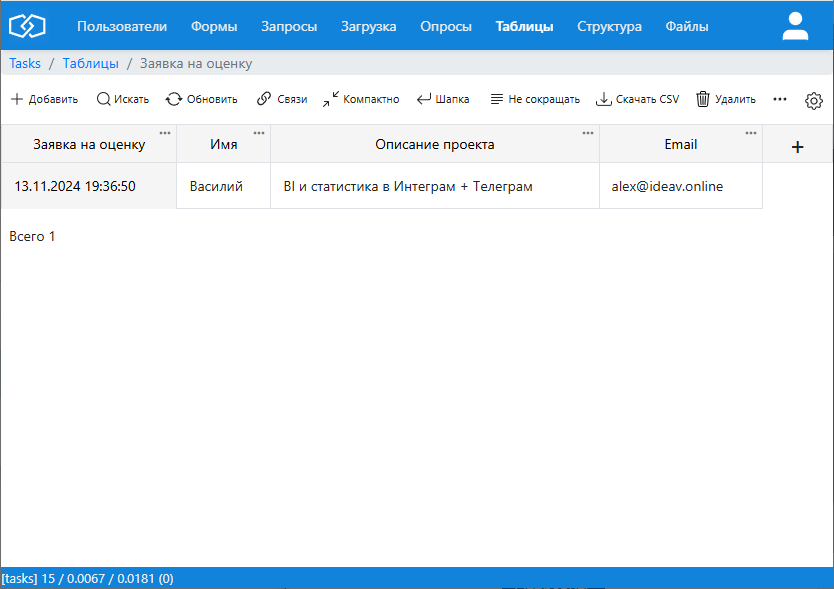 Форма заявок на сайт с оповещением в Телеграм за 10 минут (no-code)